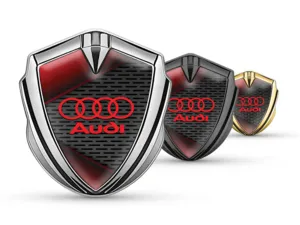 Audi Cupolato Emblema Badge Stile Pro Inox Pro